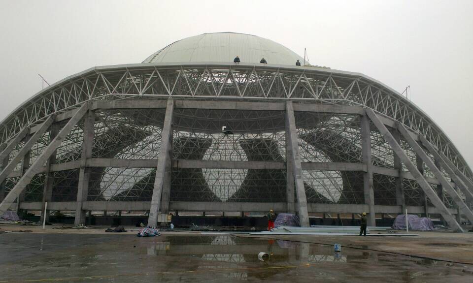 马鞍山温泉馆网架工程